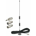 Antenne radio fm universelle base magn�tique antenne fm vis f fiche male adapt�e au r�cepteur st�r�o ...