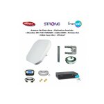 Antenne sat plate 40cm + kit fixation cheminée + décodeur srt 7407 fransat + câble hdmi + pointeur sat ... Antenne sat plate 40cm + kit fixation cheminée + décodeur srt 7407 fransat + câble hdmi + pointeur sat ...