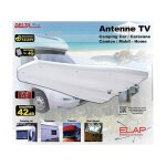 Antenne tnt vhf uhf tonna delta pro - gain très élevé 42 db, pour camping car, caravane, camion, maison ... Antenne tnt vhf uhf tonna delta pro - gain très élevé 42 db, pour camping car, caravane, camion, maison ...