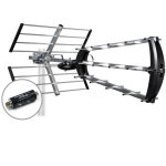 M - e - antenne trinappe uhf avec filtre 4g - metronic 415044 - gain 26db, frquence 470 - 790 mhz, pr ...