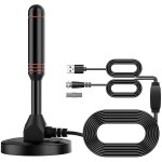 Antenne tv hd num�rique crea - comprend une base magn�tique et un c�ble coaxial - antenne tv antenne ...