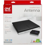 Antenne tv int�rieure one for all sv9395 full hd 3d line amplifi�e, filtre 5g, r�ception 360�, possibilit� ...
