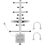 Antenne tv num�rique ext�rieure amplifi�e 4k hdtv amplificateur signal port�e 300 km vhf uhf