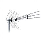 Me - antenne tv tnt ext�rieure trinappe 31, 5 dbi connecteur f filtre pr�ampli actif 4g lte 5g nr 700 ...