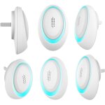 Anti moustique ultrason prise, ultrason souris mouche 6 paquets, appareil repulsif souris efficace pour ...