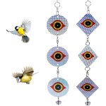 Anti pigeons pour balcon, effaroucheur oiseaux r�pulsif pigeon, oeil de hibou r�pulsif r�fl�chissant ...