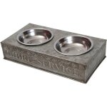 Antic line cr�ations - gamelle double en zinc libre service 36 cm