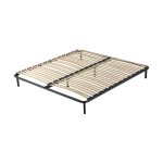King of dreams - sommier 140x190 cadre  lattes renforc soutien rglable en metal 1, 4 mm - 34 lattes ...