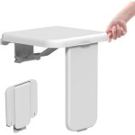 Aorsher - siege de douche mural rabattable, tabouret de douche pliable mural
