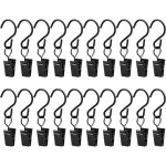 Aougo - 20 pices pince rideaux, pinces rideaux, pinces metal rideau, petits rideaux clips crochets, ...