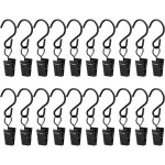 Aougo - 20 pi�ces pince rideaux, pinces rideaux, pinces metal rideau, petits rideaux clips crochets, ...