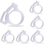 Aougo - 6 pi�ces b15 pinces de fixation du tuyau de balayage de piscine, convient pour le nettoyeur de ...