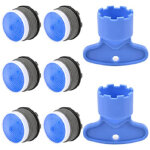 Aougo - 6pcs, mousseur m18. 5, embout cuisine salle de bain, aerateur de robinet d'evier plastique pour ...