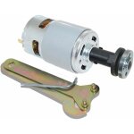 Aougo - 775 dc moteur 12v / 24v  engrenage double roulement  billes grand couple avec scie m10 balde ...