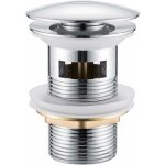 Aougo - bonde de vidage universelle pour lavabo et �vier bonde d'�coulement chrom� pop up en laiton ? ...