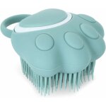 Aougo - brosse de bain pour chiens et chats, distributeur de shampooing et de massage en silicone pour ...