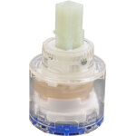 Aougo - cartouche de robinet � disque en c�ramique 35mm, levier de douche de lavabo de bain en plastique ...