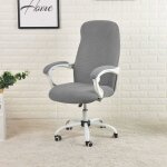 Chaise de bureau housse de bureau résistant à l'eau gris extensible jacquard housse de chaise d'ordinateur ... Chaise de bureau housse de bureau résistant à l'eau gris extensible jacquard housse de chaise d'ordinateur ...