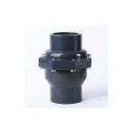 Clapet anti - retour  bascule en pvc avec double raccord pour tuyau de pression mtrique (dn25 ?32 mm) ...