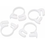 Aougo - collier de serrage tuyau pince clip serre joint 21. 5mm - 23. 5mm double cliquet fixation plastique ...