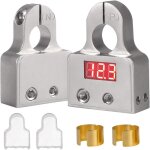 Aougo - cosse bornes de batterie de voiture � d�gagement rapide, caravane, paire de connecteurs bornes ...