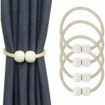 Embrasses pour rideaux , attache rideau aimante , embrasses rideaux décoratives avec corde et boule d'embrasse ... Embrasses pour rideaux , attache rideau aimante , embrasses rideaux décoratives avec corde et boule d'embrasse ...