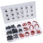 Aougo - joints torique d'tanchit rondelle en caoutchouc, 141pcs en 18 tailles assortiment faucet washer ...