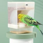 Mangeoire oiseaux automatique, mangeoire pour animaux compagnie, accessoire cage mangeoire automatique ...