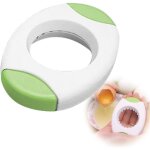 Aougo - ouvre - coquille d'?uf, coupe - ?ufs de cuisine, s�parateur de craquelins d'?ufs crus, gadget ...