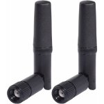 Petite antenne wifi 2 pices double bande 2, 4 ghz 5, 8 ghz rp sma antenne pour pc ordinateur de bureau ...