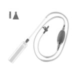 Aougo - pompe aspirateur aquarium, pompe aquarium, pompe a air aquarium, 8. 5ft avec robinet de contr�le ...