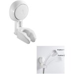 Aougo - support de douchette ventouse reglable sans percage, support de douche support de pommeau de ...