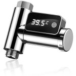 Aougo - thermom�tre de robinet, thermom�tre de douche � affichage led argent � 0, 5 � c pr�cision de ...
