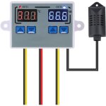 Aougo - thermostat, contr�leur de temp�rature de sortie d'humidit� num�rique thermostat de r�frig�rateur ...