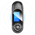 Transmetteur et rcepteur bluetooth 5. 0, 2 en 1 bluetooth adaptateur audio avec visible lcd cran, metteur ...