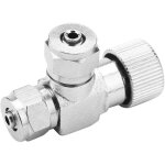 Aougo - vanne aiguille pour syst�me d'aquarium r�gulateur de co2 compteur de bulles accessoire d'aquarium ...