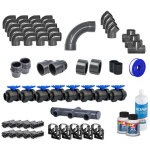 Apf - kit de raccord pvc pour filtration d63 b24k010 Apf - kit de raccord pvc pour filtration d63 b24k010