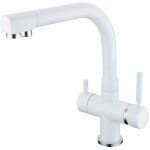 Apic - robinet mitigeur 3 voies blanc riviera