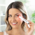 Appareil de massage oculaire anti age avec phototherapie thermotherapie et vibrotherapie therey innovagoods ...