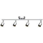 Applique 4 spots plafonnier suspension plafonnier orientable gu10 led chrome Applique 4 spots plafonnier suspension plafonnier orientable gu10 led chrome