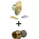 Arcanaute ? applique laiton brut pour robinet de jardin ? raccord � sertir m 1 / 2' (15 / 21) ? r�sistante ...