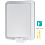 Applique murale d'ext�rieur avec d�tecteur de mouvement lampe de jardin lampe de fa�ade en acier inoxydable, ...