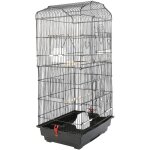 Aqrau grande volière pour oiseaux cage en méta pour canaries perroquet perruches canaris avec 4 mangeoires, ... Aqrau grande volière pour oiseaux cage en méta pour canaries perroquet perruches canaris avec 4 mangeoires, ...