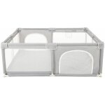 Aqrau - parc b�b� 150x200cm parc enfant avec tapis enfant, parc de jeu pour b�b� de s�curit� robuste ...