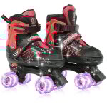 Patins  4 roues, patins  roulettes rglables, avec roue lgre en pu, pour filles, garons cadeaux, ...