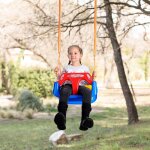 Portique balancoire enfants, 3 en 1 balancoire bebe, sige bb rglable, portique balancoire exterieur ...