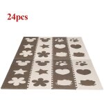 Puzzle tapis mousse b�b� 24 dalles, puzzle pour enfants, tapis �veil b�b�, tapis de jeu tr�s r�sistant ...
