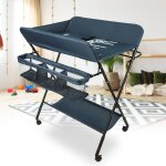 Aqrau - table  langer pliable pour bb, station de couche pour bb, plate - forme d'allaitement avec ...