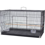 Volière cage rectangulaire, cage oiseaux canaries perroquet en métal avec mangeoire et plateau - 75. ... Volière cage rectangulaire, cage oiseaux canaries perroquet en métal avec mangeoire et plateau - 75. ...