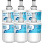 Aqua crest da29 - 00003g filtre � eau, remplacement pour samsung aqua pure plus da29 - 00003g - lot de ...